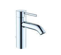 KLUDI BOZZ Mitigeur monocommandé pour lavabo, hauteur d'écoulement 100mm, EcoPlus, 382930576WR4, Couleur: chrome