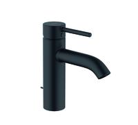 KLUDI BOZZ Mitigeur monocommandé pour lavabo, hauteur d'écoulement 100mm, EcoPlus, 382933976, Couleur: noir mat