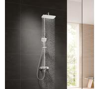 Kludi COCKPIT Colonne de douche en applique avec mitigeur thermostatique, 8005005-00,