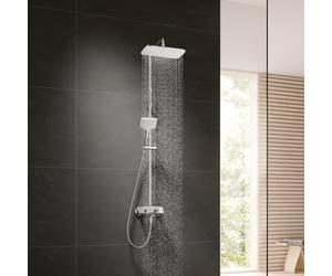 Kludi COCKPIT Colonne de douche en applique avec mitigeur thermostatique, 8005005-00,