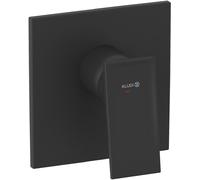 Mitigeur de douche Kludi , kit d'installation encastré 547553975, avec unité fonctionnelle, noir mat