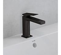 Kludi DECUS mitigeur lavabo 85 542673975 ECO PLUS, avec bonde à ouverture par pression, noir mat
