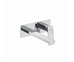 Kludi DECUS raccord mural 2 trous 542450575 240 mm, jeu de construction fin, chromé