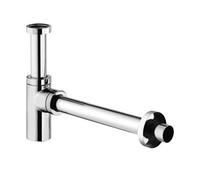Kludi design siphon bouteille 5/4 avec tube mural 35cm et rosace chrome 100200500
