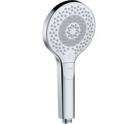 KLUDI DIVE Douchette à main DIVE X 3S, Eco, avec nettoyage rapide du calcaire, 6983005-00, Couleur: chrome