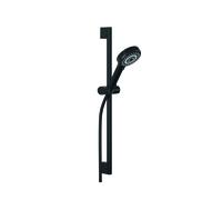 KLUDI DIVE Set de douche DIVE S, longueur 600mm, douchettes avec 1 type de jet, Eco, 6861039-00, Couleur: noir mat