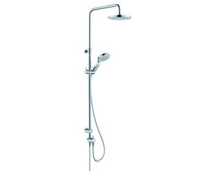 KLUDI DIVE Thermostat Dual Shower System, nettoyage rapide du calcaire, chrome, 6908005-00
