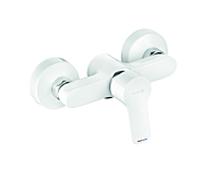 Kludi Mitigeur de douche Pure & easy 378419165 blanc / chromé , DN 15, montage mural