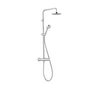 Kludi Dual Shower System ensemble de douche mural avec thermostat chrome 6809205-00