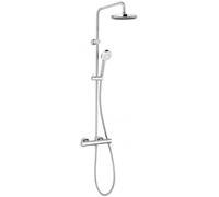 Kludi Dual Shower System ensemble de douche mural avec thermostat chrome 6809405-00