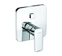 Kludi Ensemble de garnitures Pure & style 406630575 Mitigeur de bain et douche chromé