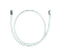 Kludi Flexible de douche Supraflex 610719100 blanc / chrome, plastifié, 1250 mm de long