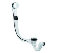 KLUDI ROTEXA 2000 Garniture d'écoulement et de trop-plein G 1 1/2, avec siphon amovible, chrome, 2140805-00
