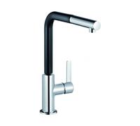 Kludi L-ine S mitigeur de cuisine sur pied chrome-noir 408518775