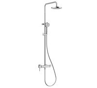 Kludi LOGO Colonne de douche en applique avec mitigeur monocommande, Mitigeur monocommande, 6808505-00,
