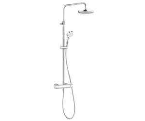 Kludi LOGO Colonne de douche en applique avec mitigeur thermostatique, 6809505-00,