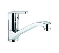 KLUDI LOGO NEO Mitigeur d'évier monocommandé, basse pression, Eco, levier fermé, chrome, 379190575