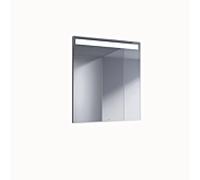 Kludi LUMA miroir 17SP0500 60x68 x3 cm, LED & déshumidificateur 6000 K - 400 lumens
