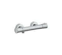Kludi Mitigeur thermostatique de douche ZENTA SL 351000538 mural, blocage de l'eau chaude, Chrome
