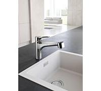 Kludi Mix mitigeur de cuisine 329410562 levier en boucle, pivotant, bec extractible, chromé
