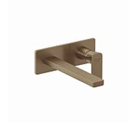 Kludi mural RENON 2 trous 42245N175 240 mm, ensemble de construction fine Bronze brossé PVD