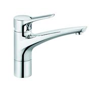 KLUDI MX Mitigeur monocommandé pour évier, levier à étrier, basse pression, Eco, chrome, 399050562