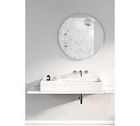 Kludi Nova Fonte chromé 201460520 match0, pour mitigeur lavabo trois trous, saillie 240 mm