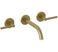 Kludi Nova Fonte Puristic mitigeur de lavabo encastrée doré 20144N015