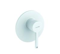 KLUDI NOVA FONTE PURISTIC Mitigeur monocommandé encastré pour douche, 28 l/min, 207555315, Couleur: Blanc mat