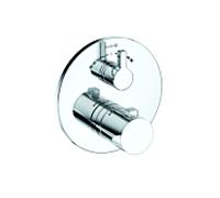 Kludi Nova Fonte thermostat de bain 208100515 raccord encastré, chromé