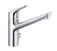 Kludi OBJEKTA Mitigeur de cuisine, basse pression, pivotant, avec raccordement d’appareils, 325770575,