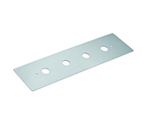 Kludi plaque de montage 1602105 visible chromé