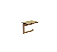 Kludi VELA C porte-papier toilette 31971N1 avec étagère Bronze Brossé