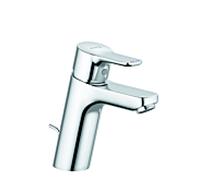 Kludi Pure & easy mitigeur lavabo 371900565 chromé , DN 15, avec mitigeur lavabo vidange en plastique