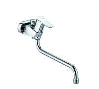 KLUDI PURE&EASY Mitigeur monocommandé pour bain et douche, bec pivotant 250mm, chrome, 375910565