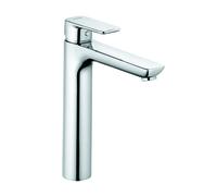 KLUDI PURE&STYLE Mitigeur monocommandé pour lavabo, hauteur de bec 215mm, sans garniture d'écoulement, 3.8 l/min, chrome, 402960575WR5