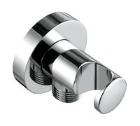 Kludi raccord coudé avec support chrome 6054705-00