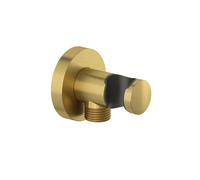 Kludi raccord coudé avec support doré 60547N0-00