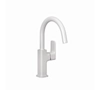 Kludi Renon mitigeur de lavabo sur pied blanc 420275375