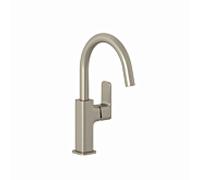 Kludi RENON mitigeur lavabo 42028N575 sans garniture de vidange , commande latérale, nickel brossé