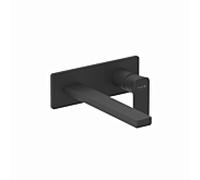 Kludi RENON Mitigeur mural 2 trous 422453975 240 mm, garniture noir mat