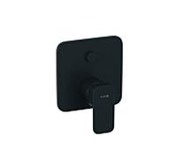 Kludi RENON UP-Wafü-Shower-EHM avec unité fonctionnelle 427593975, kit d'installation fin noir mat