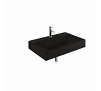 Kludi RESA 59WW8139 81 x 50 x 12 cm, un trou pour robinet, noir mat