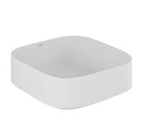 Kludi Resa C lavabo avec bouchon 40x40 cm carrée à poser blanc 58CW3053