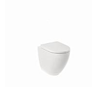 Kludi RESA D Spiralflush-Stand- WC 24WCB0443 52 cm, Bonde universelle Blanc brillant
