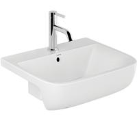 Kludi Resa lavabo 52x46 cm rectangulaire encastrée blanc 57W0343