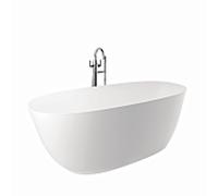 Kludi RESA O baignoire 51BF0153 Ovale, 180 x 80 x 58 cm, bonde incluse, blanc mat