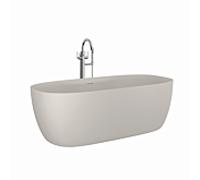 Baignoire Kludi RESA S 53BF02O2 Soft Edge, 170 x 80 x 56 cm, drain, Tourterelle claire mate