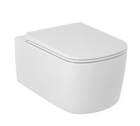 Kludi Resa S cuvette wc avec abattant à descente lente suspendue oui oui blanc mat 27WCSET53