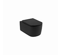 Kludi RESA S Spiral Flush Wall- WC , 27WCW0139 55 cm, siphon en P, noir mat